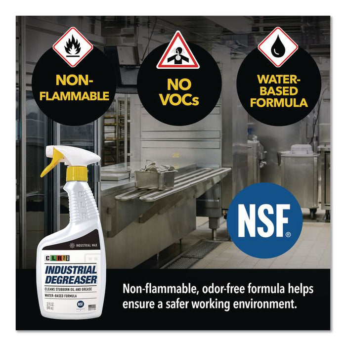 MAX Industrial Degreaser, 32 oz Spray Bottle, 6/Carton