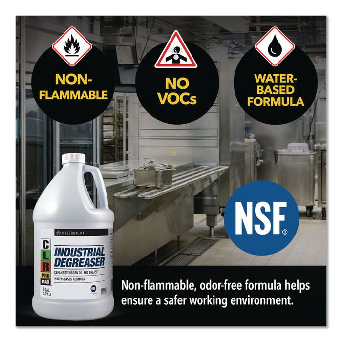 MAX Industrial Degreaser, 1 gal Jug, 4/Carton