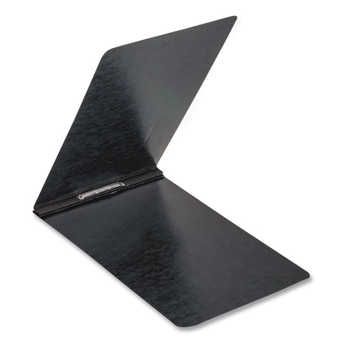 PressGuard Report Cover with Reinforced Top Hinge, Two-Prong Metal Fastener, 2" Capacity, 8.5 x 11, Black/Black