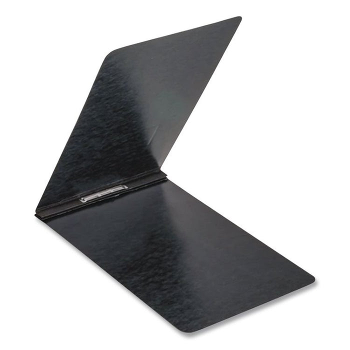 PressGuard Report Cover with Reinforced Top Hinge, Two-Prong Metal Fastener, 2" Capacity, 8.5 x 14, Black/Black