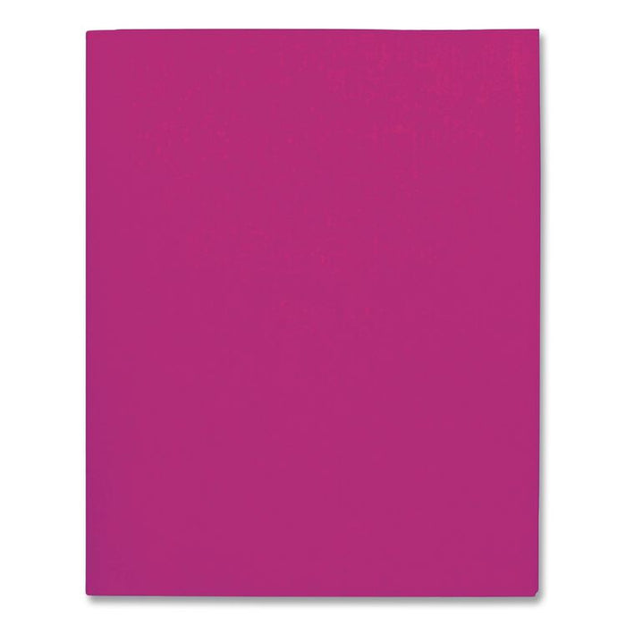 Twin-Pocket Folder, Accommodates (100) 11 x 8.5 Sheets, Burgundy, 25/Box