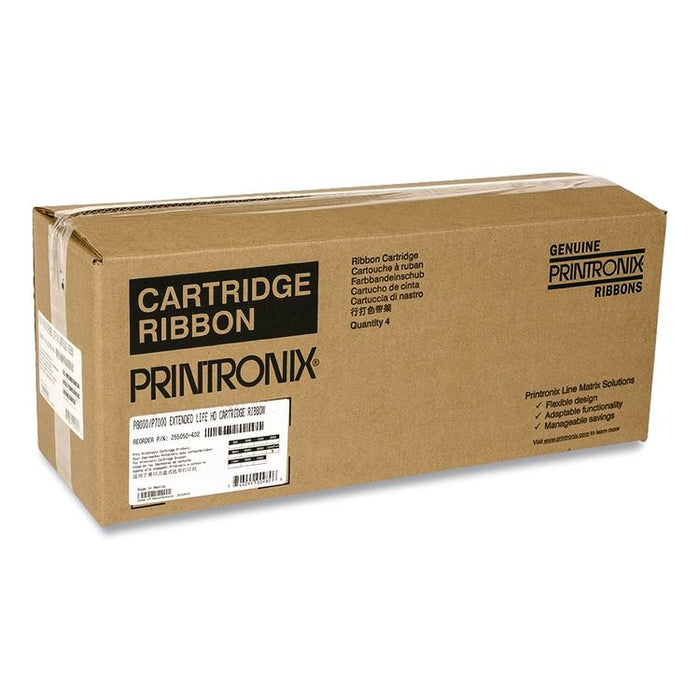 255048402 Extended Life Ribbon, Black, 4/Pack