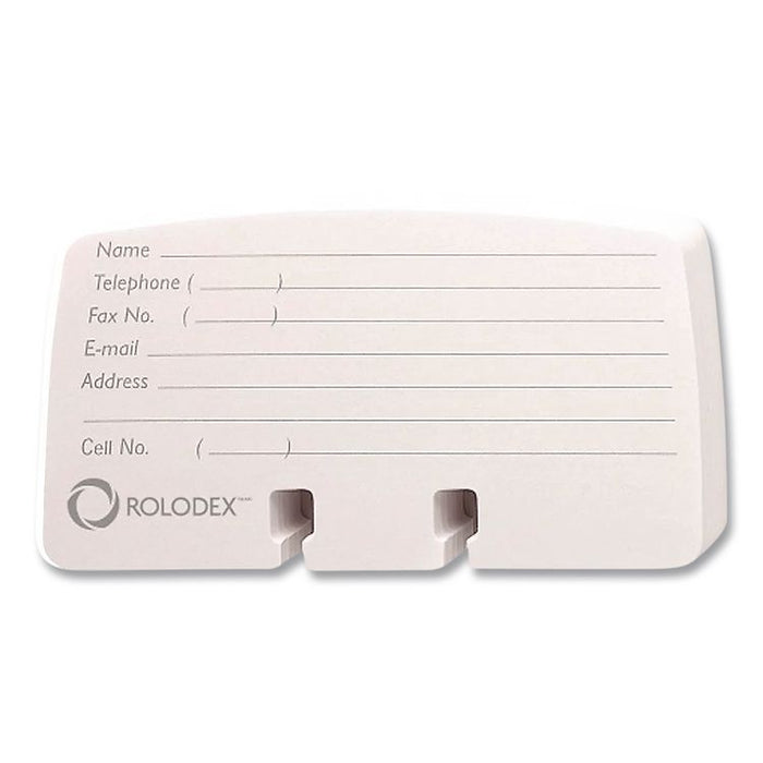 Petite Refill Cards, 2.25 x 4, White, 100 Cards/Pack
