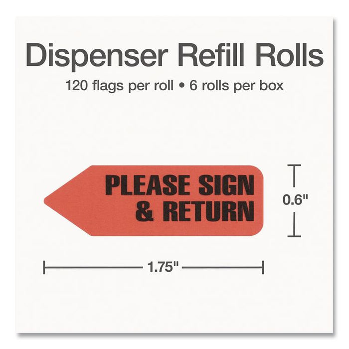 Refils Sign Arrow Message Page Flag Refills,