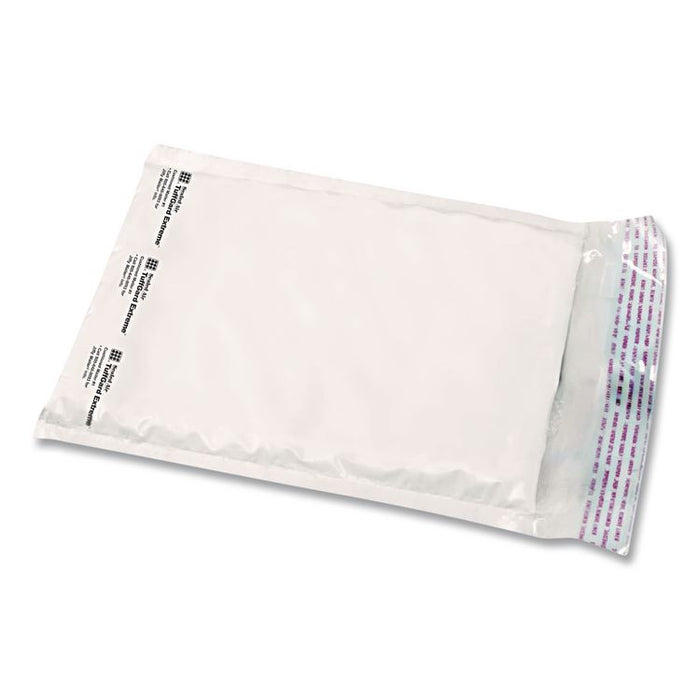 Jiffy TuffGard Extreme Self-Seal Mailer, #2, Barrier Bubble Air Cell Cushion, Self-Adhesive Closure, 8.5 x 12, White, 50/CT