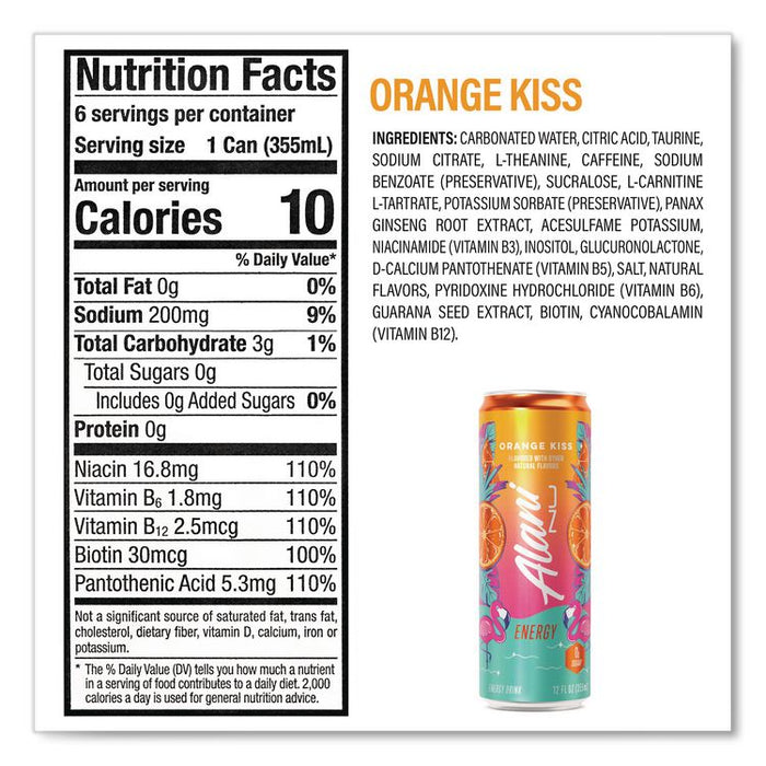 Energy Sweet Splash Variety Pack, Assorted Flavors, 12 oz Can, 18/Carton