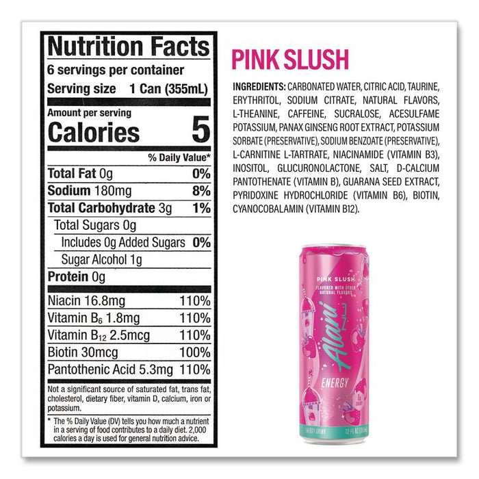 Energy Sweet Splash Variety Pack, Assorted Flavors, 12 oz Can, 18/Carton