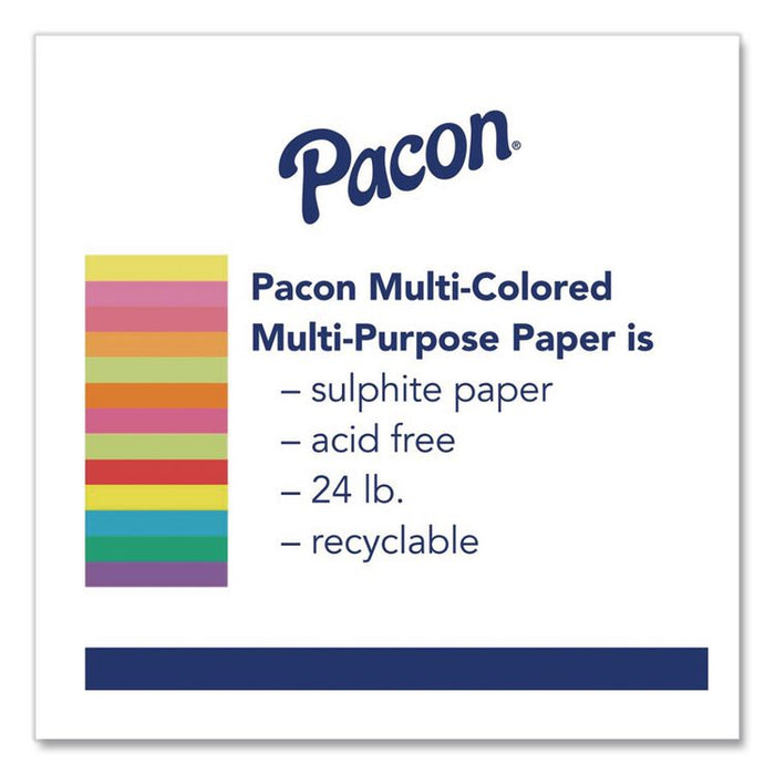 Kaleidoscope Multipurpose Paper, 24 lb Bond Weight, 8.5 x 11, Hyper Coral Red, 500/Ream
