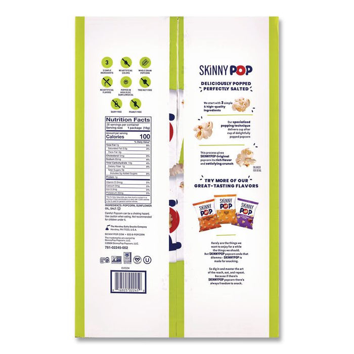 Popcorn, Original, 0.65 oz Bag, 24/Carton
