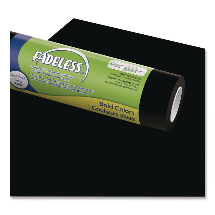 Fadeless Paper Roll, 50 lb Bond Weight, 48" x 50 ft, Black