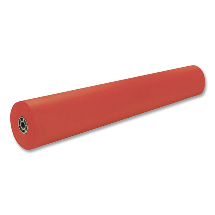 Rainbow Duo-Finish Colored Kraft Paper, 35 lb Wrapping Weight, 36" x 1,000 ft, Flame