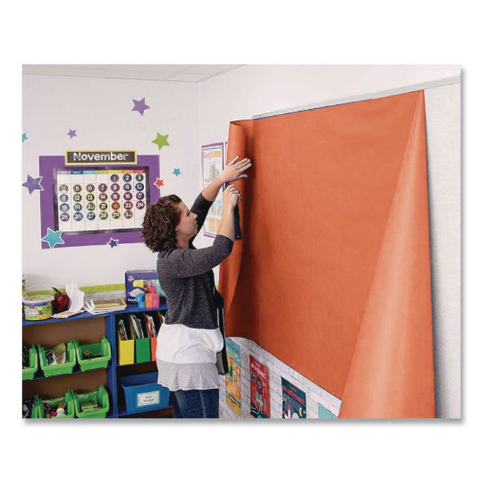 Rainbow Duo-Finish Colored Kraft Paper, 35 lb Wrapping Weight, 36" x 1,000 ft, Flame