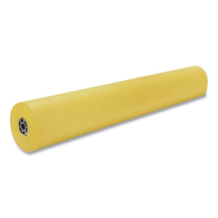 Rainbow Duo-Finish Colored Kraft Paper, 35 lb Wrapping Weight, 36" x 1,000 ft, Canary