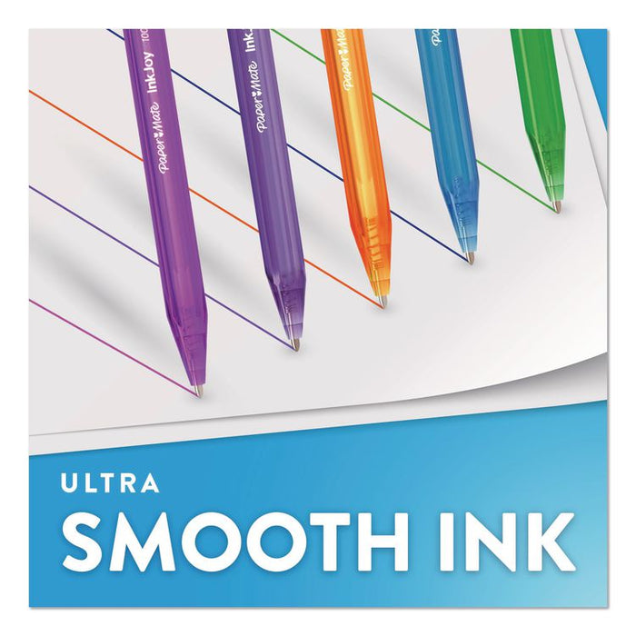 InkJoy 100 RT Ballpoint Pen, Retractable, Medium 1 mm, Assorted Ink and Barrel Colors, 20/Pack