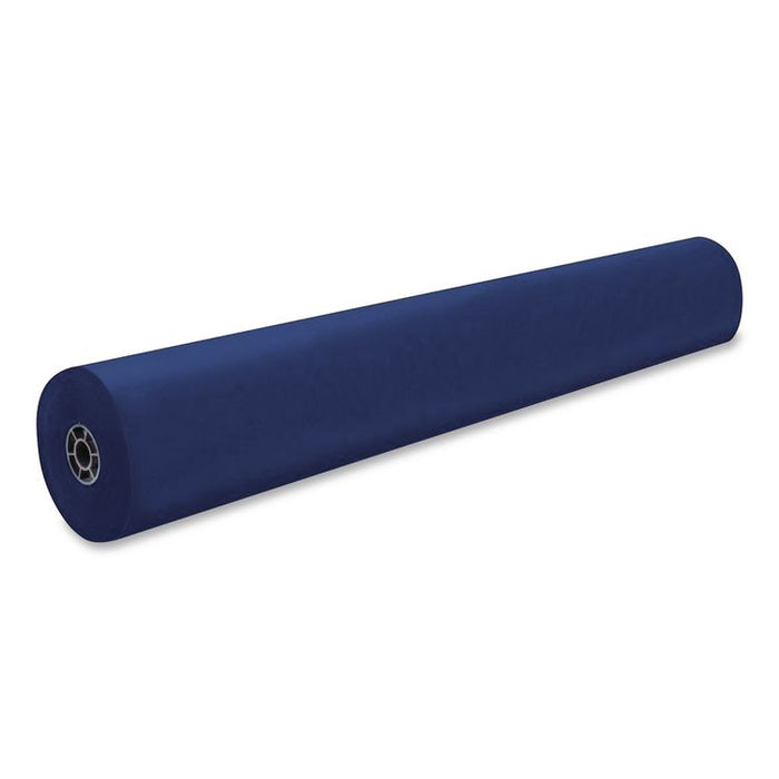 Rainbow Duo-Finish Colored Kraft Paper, 35 lb Wrapping Weight, 36" x 1,000 ft, Dark Blue