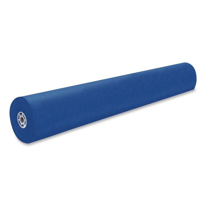 Rainbow Duo-Finish Colored Kraft Paper, 35 lb Wrapping Weight, 36" x 1,000 ft, Royal Blue