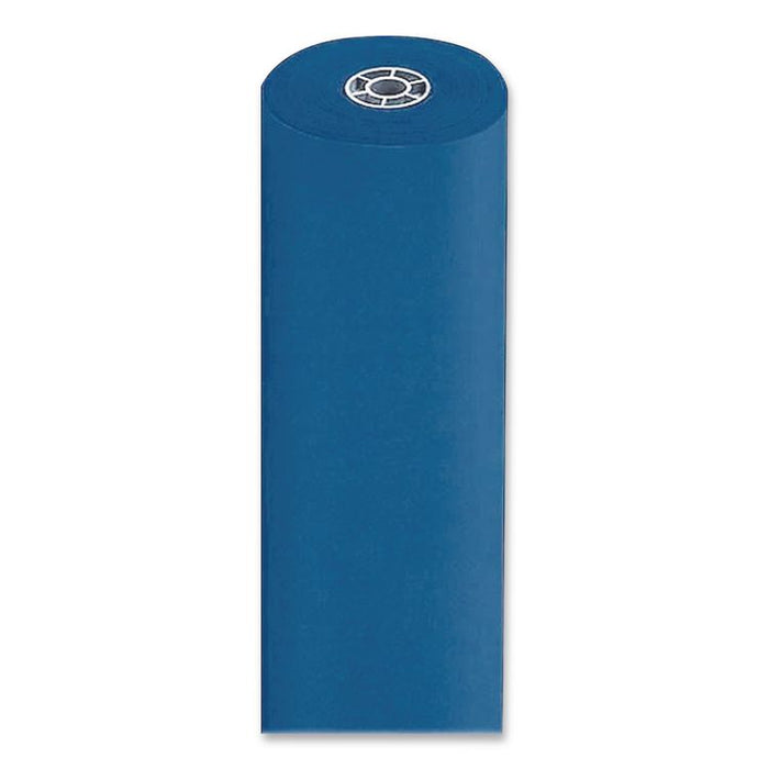 Rainbow Duo-Finish Colored Kraft Paper, 35 lb Wrapping Weight, 36" x 1,000 ft, Royal Blue