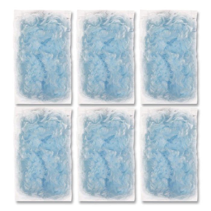 360 HD Duster Refills, Soft Fluffy Fibers, Light Blue, 6 Dusters/Box, 4 Boxes/Carton