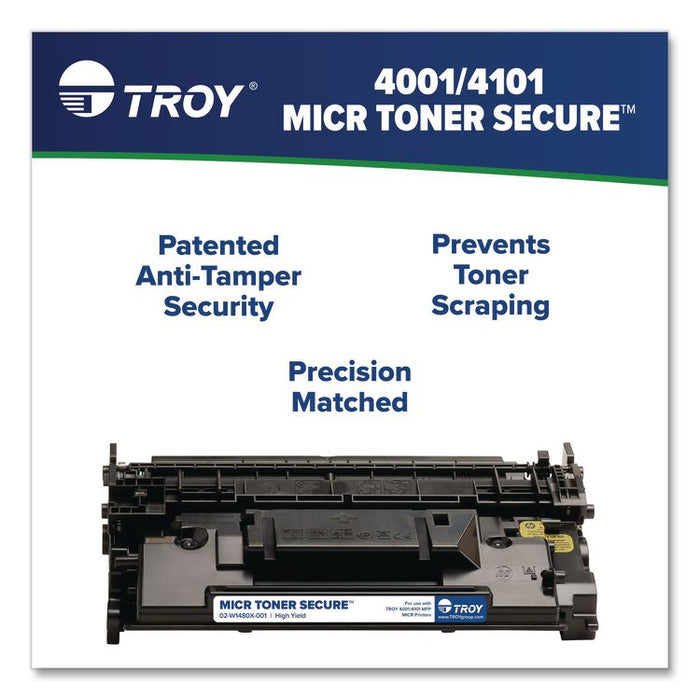 02W1480X001 W1480X, High-Yield Toner Alternative for HP 02-W1480X-001, Black