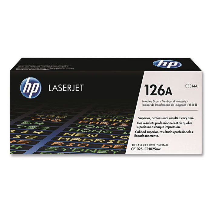 HP 126A, (CE314A) Black/Cyan/Magenta/Yellow Original LaserJet Imaging Drum