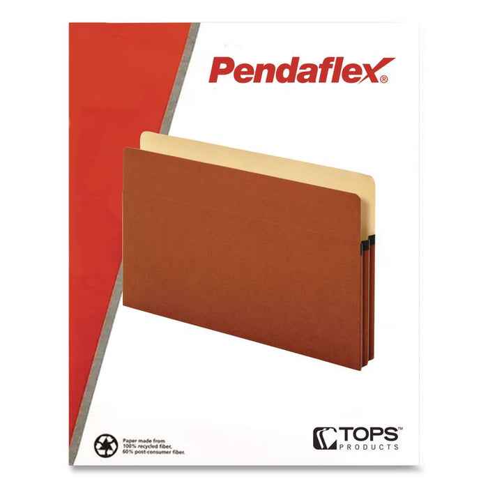Standard Expanding File Pockets, 1.75" Expansion, Legal Size, Redrope, 25/Box