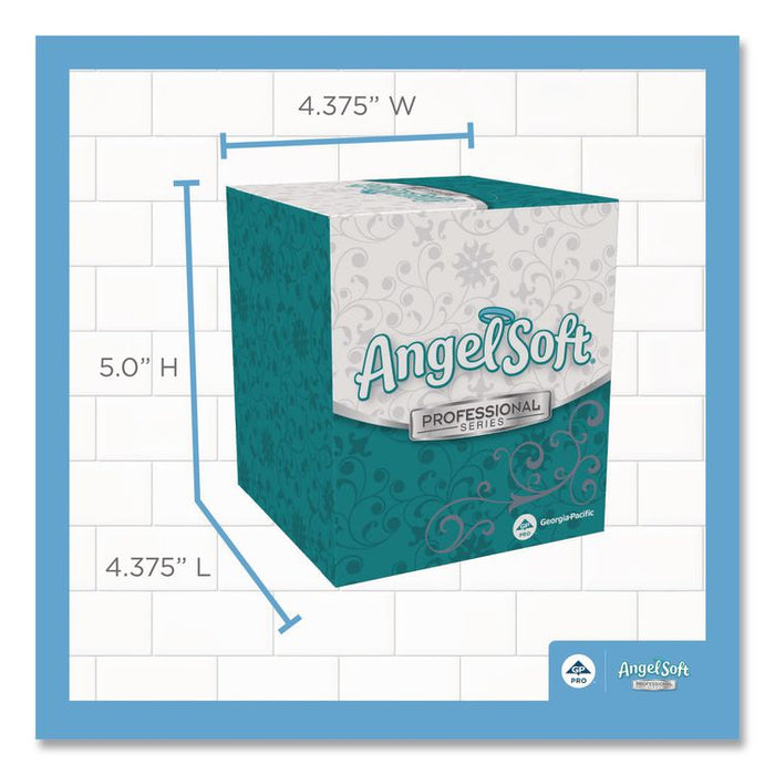 Angel Soft ps Premium Facial Tissue in Cube Box, 2-Ply, White, 96 Sheets/Box, 36 Boxes/Carton