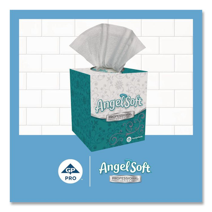 Angel Soft ps Premium Facial Tissue in Cube Box, 2-Ply, White, 96 Sheets/Box, 36 Boxes/Carton