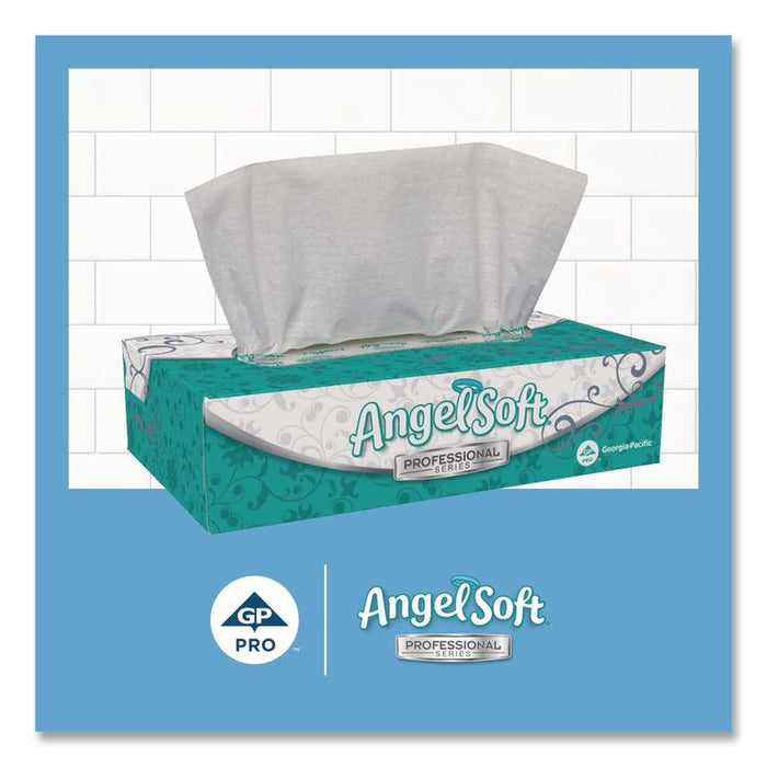 Angel Soft ps Premium Facial Tissues in Flat Box, 2-Ply, White, 100 Sheets/Box, 30 Boxes/Carton