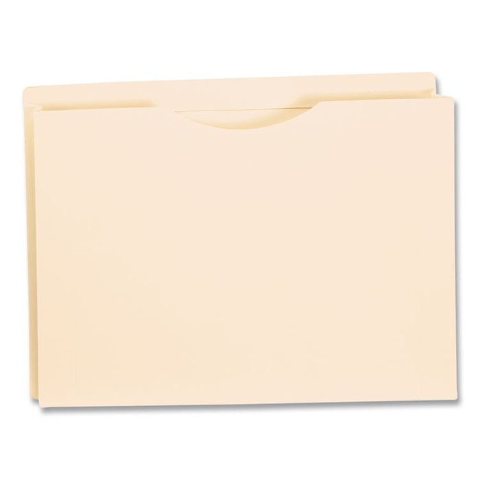 Manila Reinforced File Jackets, 2-Ply Straight Tab, Letter Size, Manila, 50/Box