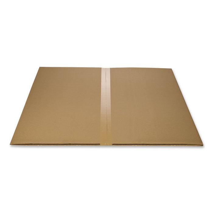 Studded Chair Mat for Flat to Low Pile Carpeted Floors, Rectangular with Wide Lip, Beveled Edges, 45" x 53", Clear