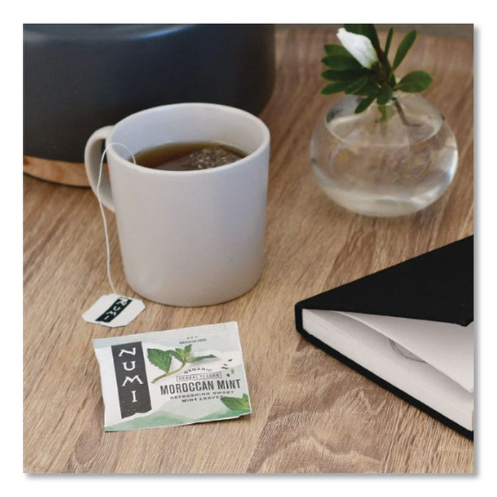 Organic Teas and Teasans, 1.4 oz Filterbag, Moroccan Mint, 18/Box