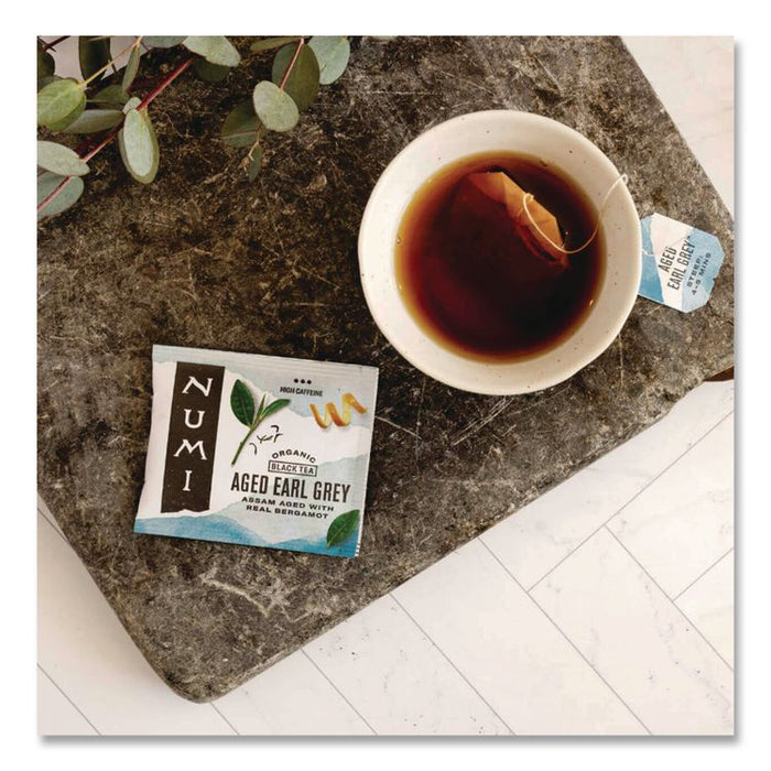 Organic Teas and Teasans, 1.27 oz Filterbag, Aged Earl Grey, 18/Box