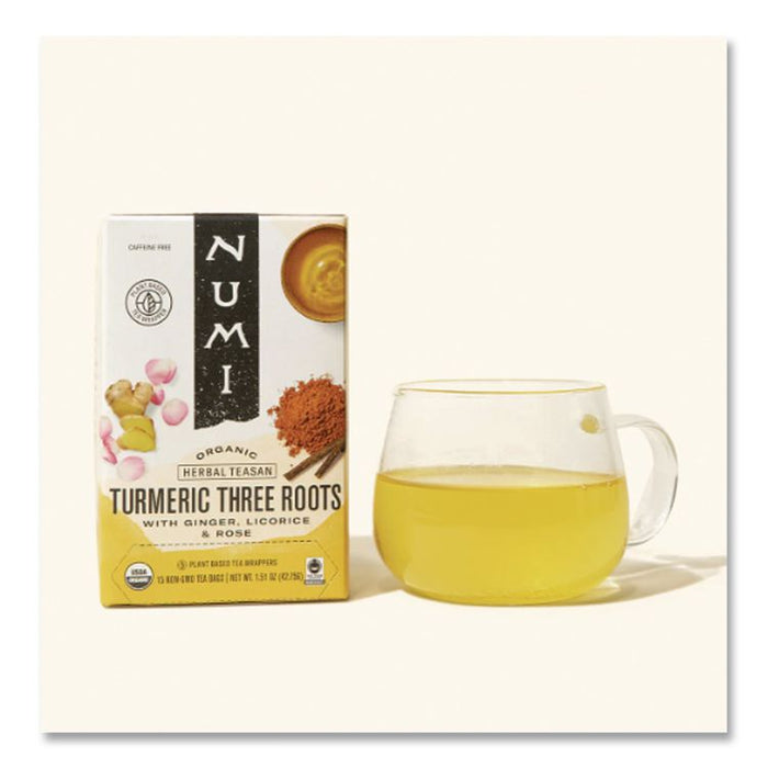 Turmeric Tea, Amber Sun, 1.46 oz Bag, 15/Box