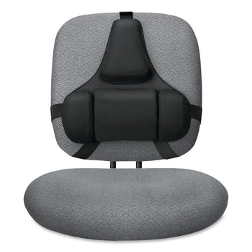 Professional Series Back Support with Microban Protection, 15 x 2 x 14.5, Black