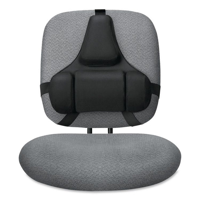 Professional Series Back Support with Microban Protection, 15 x 2 x 14.5, Black