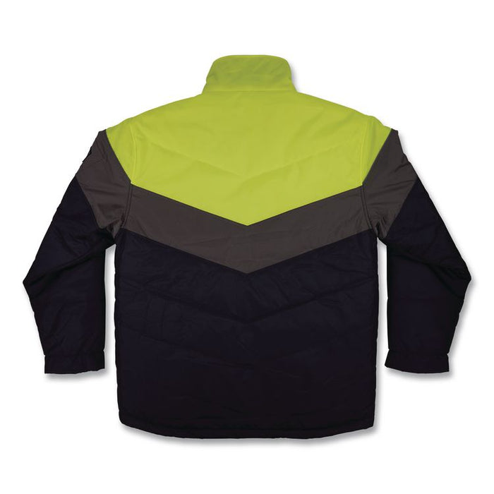 N-Ferno 6464 Insulated Freezer Jacket with AmpliFIRE Heat Reflective Lining, Small, Navy
