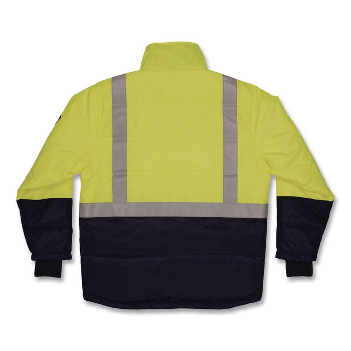 N-Ferno 6478 Class 2 Hi-Vis Freezer Jacket, Large, Lime
