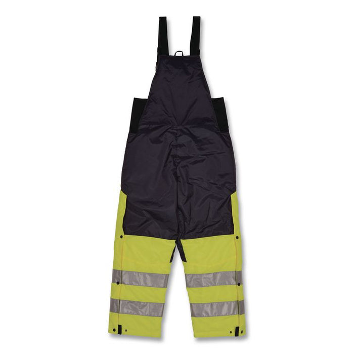 N-Ferno 6479 Hi-Vis Freezer Bib Overalls, 5X-Large, Lime