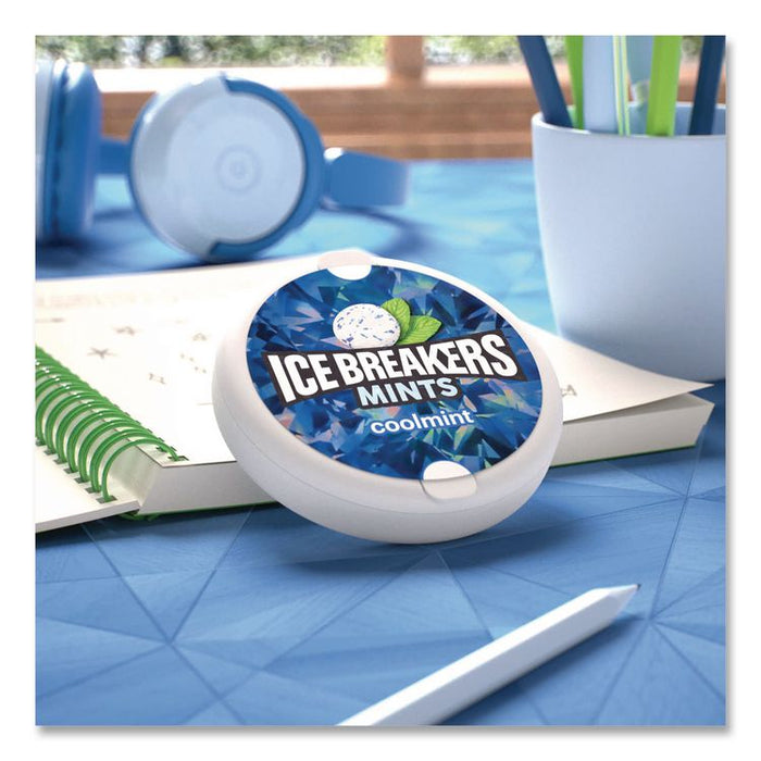 Sugar-Free Cool Mints, Coolmint, 1.5 oz Tin, 8 Tins/Carton