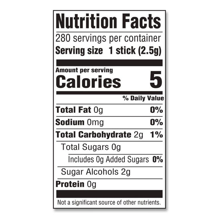 Extra Polar Ice and Spearmint Sugar-Free Gum Variety Pack, Polar Ice/Spearmint, 35 Sticks/Pack, 8 Packs/Carton