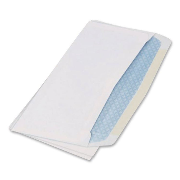 Security Tint Business Envelope, #6 3/4, Commercial Flap, Gummed Closure, 3.63 x 6.5, White, 500/Box