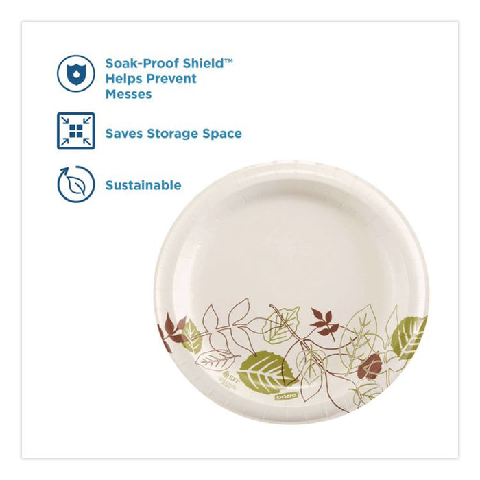 Pathways Medium-Weight Paper Plates, 8.5" dia, Pathways, 300/Box, 2 Boxes/Carton