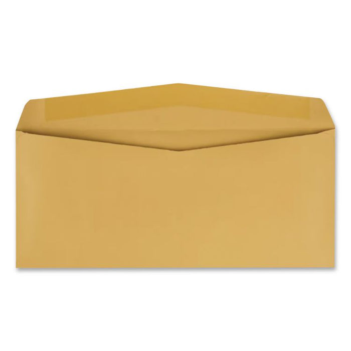 Kraft Envelope, #14, Commercial Flap, Gummed Closure, 5 x 11.5, Brown Kraft, 500/Box
