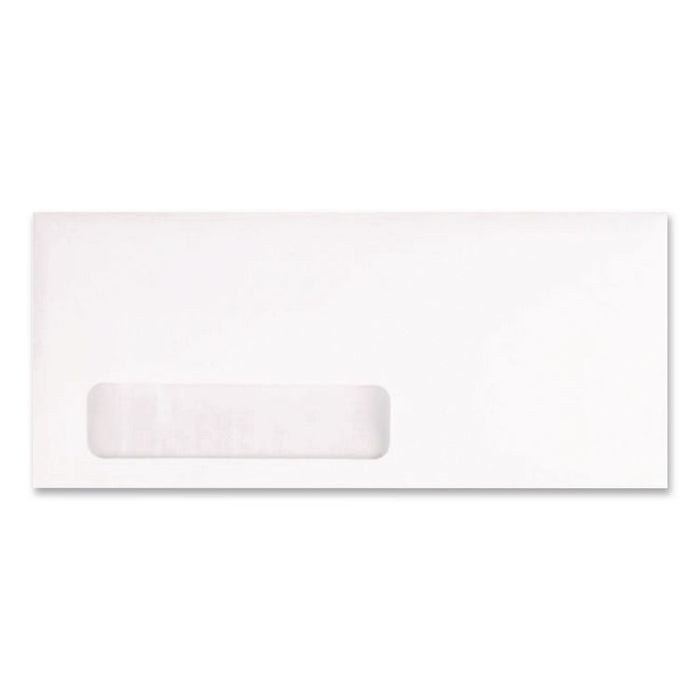 Address-Window Envelope, Lower Left, #10, Commercial Flap, Gummed Closure, 4.13 x 9.5, White, 500/Box