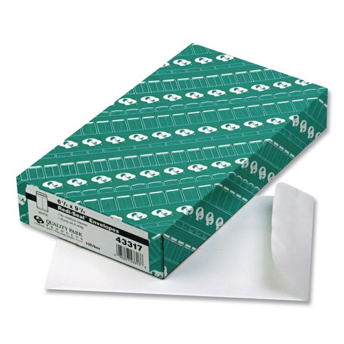 Redi-Seal Catalog Envelope, #1 3/4, Cheese Blade Flap, Redi-Seal Adhesive Closure, 6.5 x 9.5, White, 100/Box