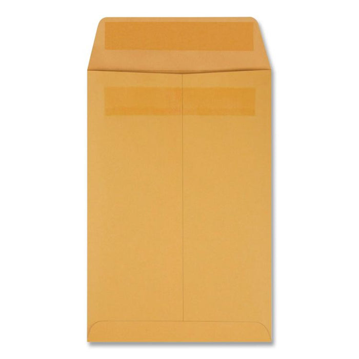 Redi-Seal Catalog Envelope, #1 3/4, Cheese Blade Flap, Redi-Seal Adhesive Closure, 6.5 x 9.5, Brown Kraft, 250/Box