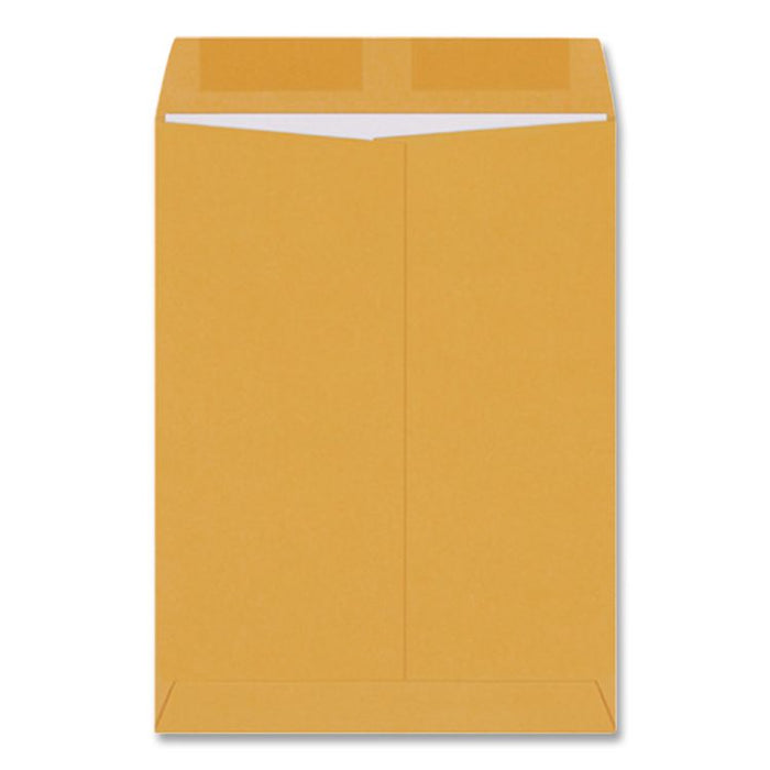 Catalog Envelope, 28 lb Bond Weight Kraft, #15 1/2, Square Flap, Gummed Closure, 12 x 15.5, Brown Kraft, 250/Box