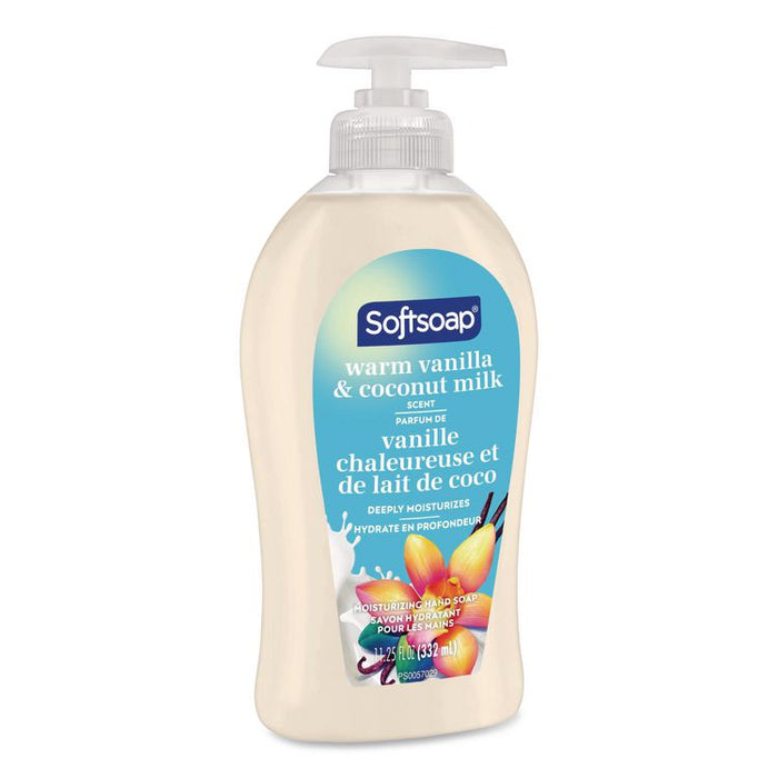 Liquid Hand Soap Pumps, Vanilla and Coconut, 11.25 oz, 6/Carton