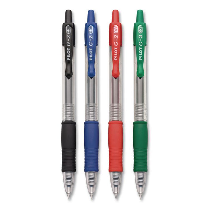 G2 Premium Gel Pen, Retractable, Ultra-Fine, 0.38 mm, Assorted Ink/Barrel Colors, 4/Pack