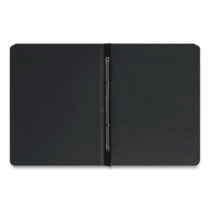 Prong Fastener Pressboard Report Cover, Two-Piece Prong Fastener, 3" Capacity, 8.5 x 11, Black/Black, 25/Box